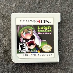 Nintendo 3DS Luigi's Mansion 2: Dark Moon video game, no case